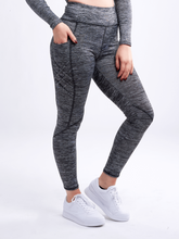 Load image into Gallery viewer, High-Waisted Criss-Cross Training Leggings with Hip Pockets