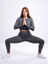 Load image into Gallery viewer, High-Waisted Criss-Cross Training Leggings with Hip Pockets