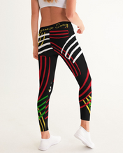 Load image into Gallery viewer, Guyanese Swag Ice Gold Green Women's Yoga Leggings