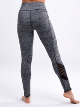 Load image into Gallery viewer, High-Waisted Pilates Leggings with Side Pockets & Mesh Panels