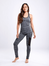 Load image into Gallery viewer, High-Waisted Pilates Leggings with Side Pockets & Mesh Panels
