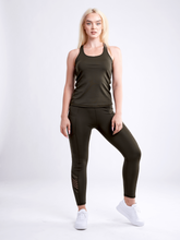 Load image into Gallery viewer, High-Waisted Pilates Leggings with Side Pockets & Mesh Panels