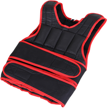 Load image into Gallery viewer, HOMCOM 10kg Men Or Women Waist Trainer Vest Adjustable Weighted w/ 38 Weight Bags Easy Use Cardio Running Fitness Black Red For Weight Loss Exercise Workout