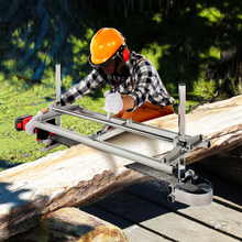 Load image into Gallery viewer, VEVOR Chainsaw Mill, Portable Sawmill 14"-36" Guide Bar, Galvanized Steel Chainsaw Planking Mill with 0.2"-11.81" Cutting Thickness, Wood Lumber Cross Cutting Saw Mill for Builders and Woodworkers