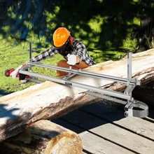 Load image into Gallery viewer, VEVOR Chainsaw Mill, Portable Sawmill 14"-48" Guide Bar, Galvanized Steel Chainsaw Planking Mill with 0.2"-11.81" Cutting Thickness, Wood Lumber Cross Cutting Saw Mill for Builders and Woodworkers