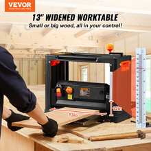 Load image into Gallery viewer, VEVOR Thickness Planer 13-Inch Two-Speed Three-Blade 15-Amp for woodworking