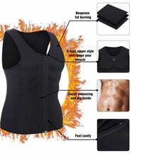 Load image into Gallery viewer, Men Body Shaper Waist Trainer | Neoprene Waist Trainer Vest | Body
