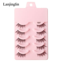 Load image into Gallery viewer, Half Eey Lashes 3/5/10 Pairs New Faux Mink Lashes Natural False