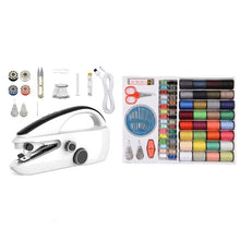 Load image into Gallery viewer, Hot! 1PC Mini Sewing Machine Handheld Mending Machine Plastic 2 Speed