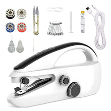 Load image into Gallery viewer, Hot! 1PC Mini Sewing Machine Handheld Mending Machine Plastic 2 Speed