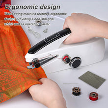 Load image into Gallery viewer, Hot! 1PC Mini Sewing Machine Handheld Mending Machine Plastic 2 Speed