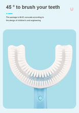 Load image into Gallery viewer, Kids 360 Degree U-Shaped Toothbrush