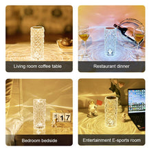 Load image into Gallery viewer, LED Crystal Table Lamp