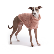 Load image into Gallery viewer, Chalet Dog Sweater - Pink