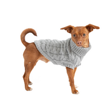 Load image into Gallery viewer, Chalet Dog Sweater - Grey