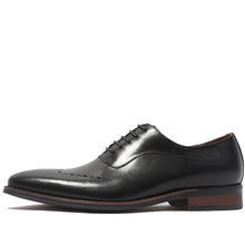 Load image into Gallery viewer, Italian Carved Leather Shoes Handmade Goodyear Leather Shoes