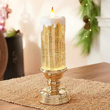 Load image into Gallery viewer, LED Christmas Candles With Pedestal