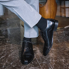 Load image into Gallery viewer, Flower Handmade Men's Top Layer Cowhide Breathable Oxford Shoes