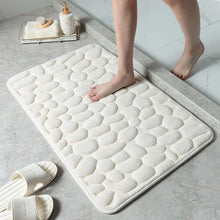 Load image into Gallery viewer, Cobblestone Embossed Bathroom Bath Mat Non-slip Carpets