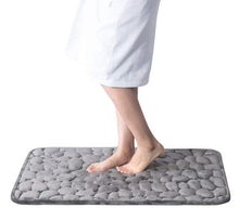 Load image into Gallery viewer, Cobblestone Embossed Bathroom Bath Mat Non-slip Carpets