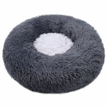 Load image into Gallery viewer, Pet Ultra Soft Long Plush Round Bed