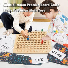 Load image into Gallery viewer, Wooden Montessori Multiplication Board Game