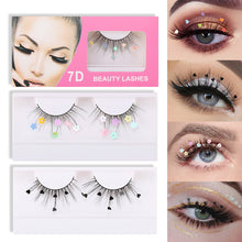 Load image into Gallery viewer, Chemical Fiber Performance Sequin False Eyelashes