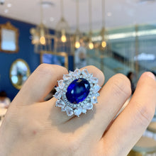 Load image into Gallery viewer, Vintage Tanzanite Sapphire Jewelry Set Center Stone