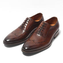 Load image into Gallery viewer, Italian Carved Leather Shoes Handmade Goodyear Leather Shoes