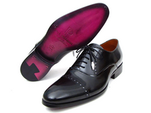 Load image into Gallery viewer, Paul Parkman Men's Captoe Oxfords Black Dress Shoes (ID#78RG61)