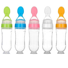 Load image into Gallery viewer, Baby Squeezy Spoon Bottle