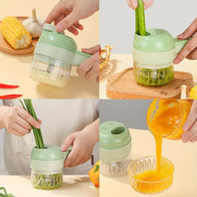Load image into Gallery viewer, Handheld Electric Vegetable Cutter Set