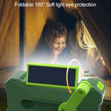 Load image into Gallery viewer, Large Capacity Solar Powered Hand-cranked Emergency Radio