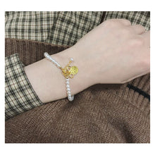 Load image into Gallery viewer, 14K Gold Natural Pearl Bracelet