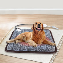 Load image into Gallery viewer, Pet Heating Pad For Dog Cat Heat Mat Indoor Electric Waterproof Dog Heated Pad With Chew Resistant Cord Winter Pet Blanket Warmer
