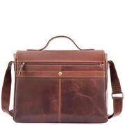 Load image into Gallery viewer, GL10 Brown Bridge Briefcase With Leather Strap - 1290