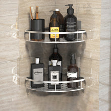 Load image into Gallery viewer, Bathroom Shelves No-drill Wall Mount Corner Shelf Shower Storage Rack
