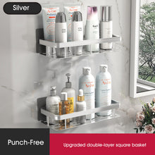 Load image into Gallery viewer, Bathroom Shelves No-drill Wall Mount Corner Shelf Shower Storage Rack