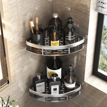 Load image into Gallery viewer, Bathroom Shelves No-drill Wall Mount Corner Shelf Shower Storage Rack