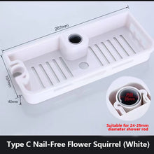 Load image into Gallery viewer, Bathroom Shower Storage Rack Organizer No Drilling Lifting Rod Shower