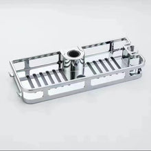 Load image into Gallery viewer, Bathroom Shower Storage Rack Organizer No Drilling Lifting Rod Shower