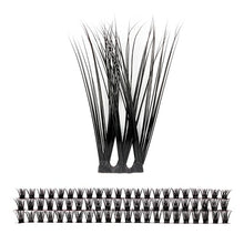 Load image into Gallery viewer, Diy Eyelash Extension Segmented Flase Lashes Dramatic Lash Bundles