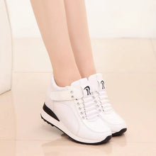 Load image into Gallery viewer, Fashion Stealth Height Increasing Womens Shoes Platform Sneakers Wedge