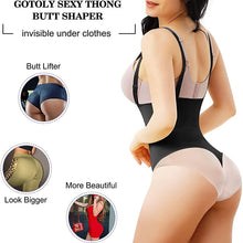 Load image into Gallery viewer, High Waist Tummy Control Panties Women Thong Body Shaper Slimming