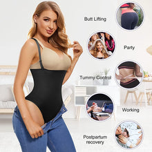 Load image into Gallery viewer, High Waist Tummy Control Panties Women Thong Body Shaper Slimming