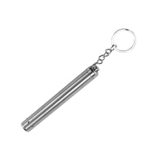 Load image into Gallery viewer, Stainless Keychain Flashlight Tactical Flashlight