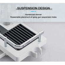 Load image into Gallery viewer, Shower Storage Holder Bathroom Shelf Pole Shelves Shampoo Tray Stand