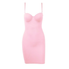 Load image into Gallery viewer, Slimming Full Length Shapewear Slips Nude Straight Tube Dress Body