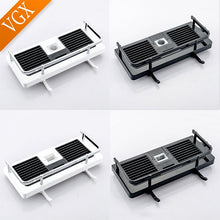 Load image into Gallery viewer, Vgx Bathroom Rod Shower Storage Shelf Rack Holder Organizer With Hooks