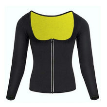 Load image into Gallery viewer, Women Sauna Body Shaper Sweat Suit Sleeve Spa Shirt Hot Neoprene